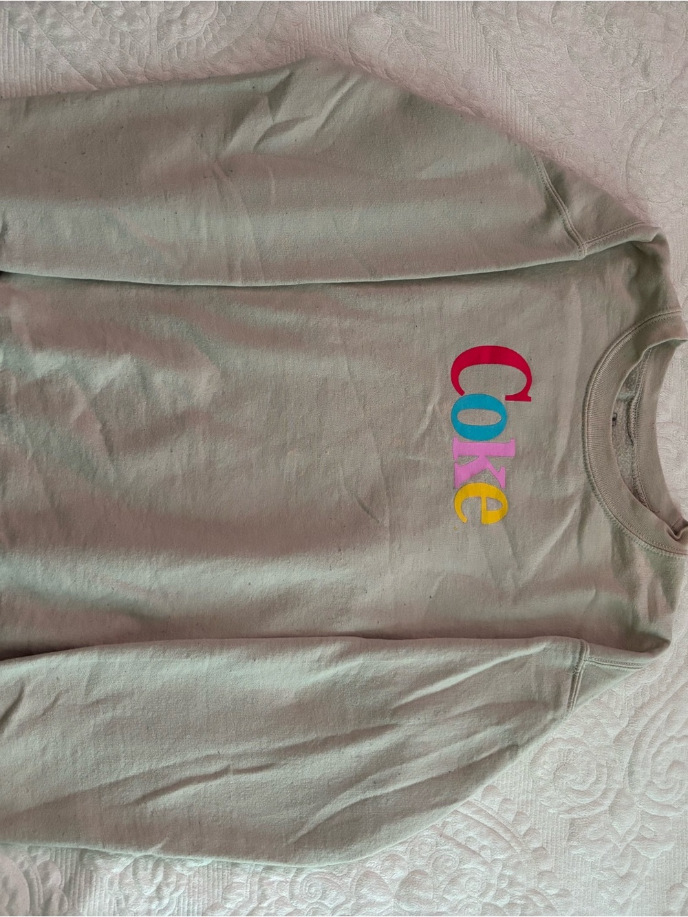 Coke colored crewneck
